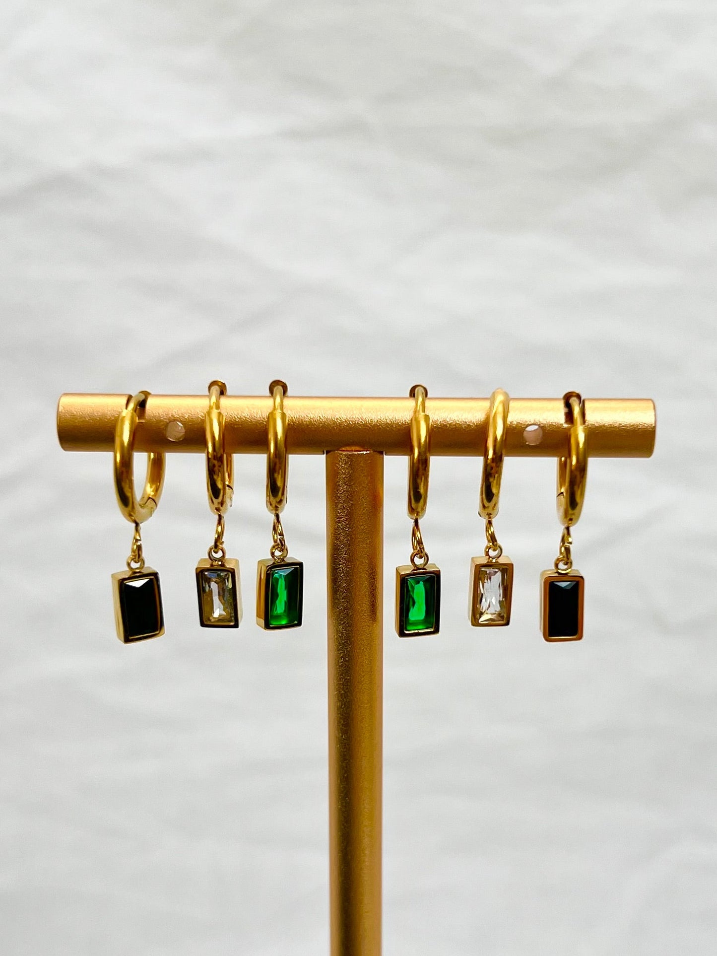 The Essential Rectangle Pendant Earrings