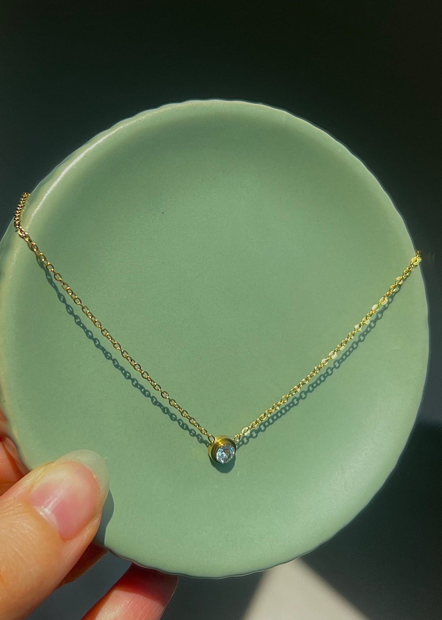 The Essential Solitaire Necklace